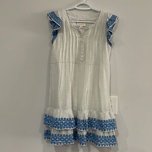 Embroidered STS Dress. Sparkle. Demure. Feminine. XXS